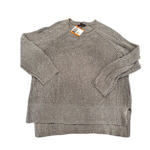 Ellen Tracy XXL Oatmeal Marl Knit Sweater Raglan Sleeve Pullover‎ Top